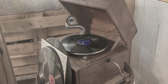 Hotel Waldhaus Bettmeralp Alter Plattenspieler